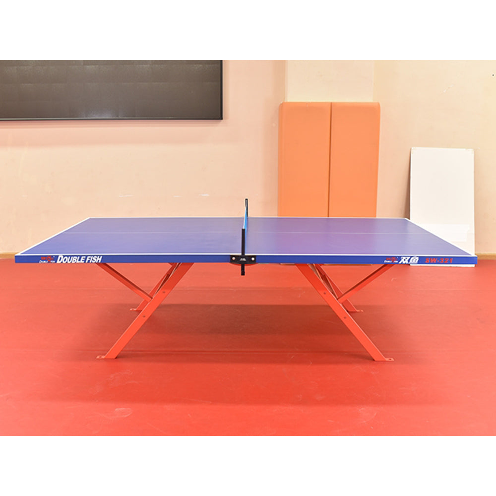 DOUBLE FISH ITTF Pingpong Blue Table Table-Bats Waterproof Net Tennis SW321 Outdoor Balls Approve