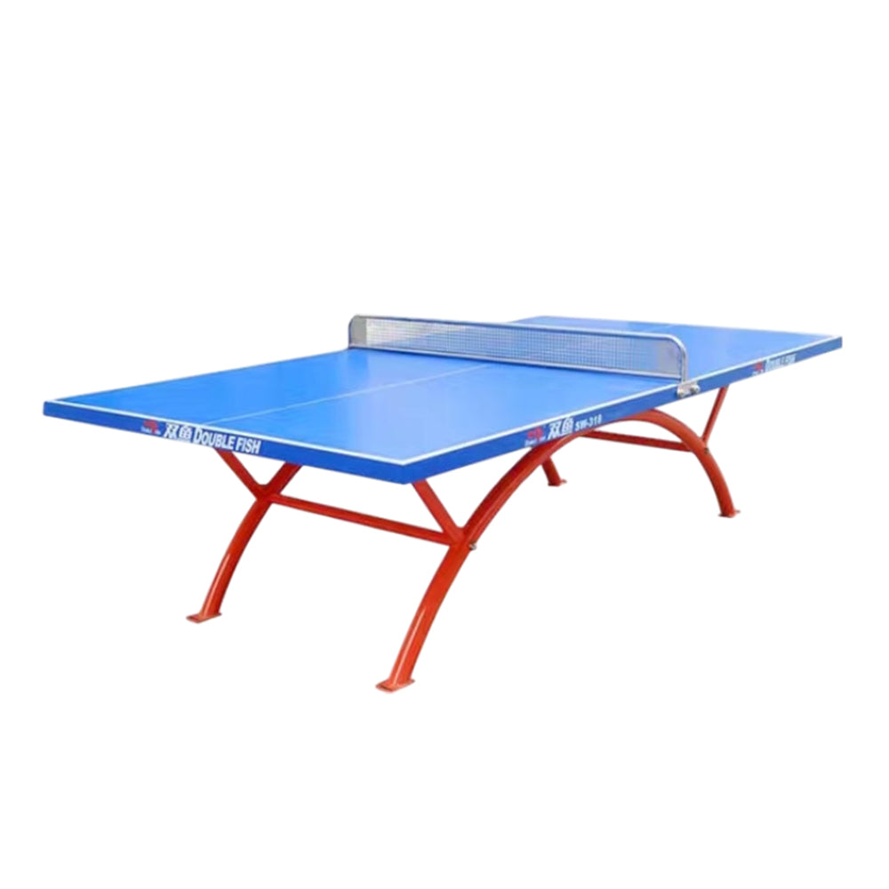 DOUBLE FISH Balls Tennis Net SW318 ITTF Pingpong Blue Waterproof Table Outdoor Table-Bats Approve
