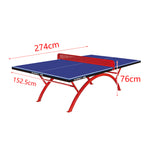 SUNNET PRO Pong Frame Outdoor Heavy Table Upgraded Duty Rainbow/Arc Version Size Tennis/Ping Table