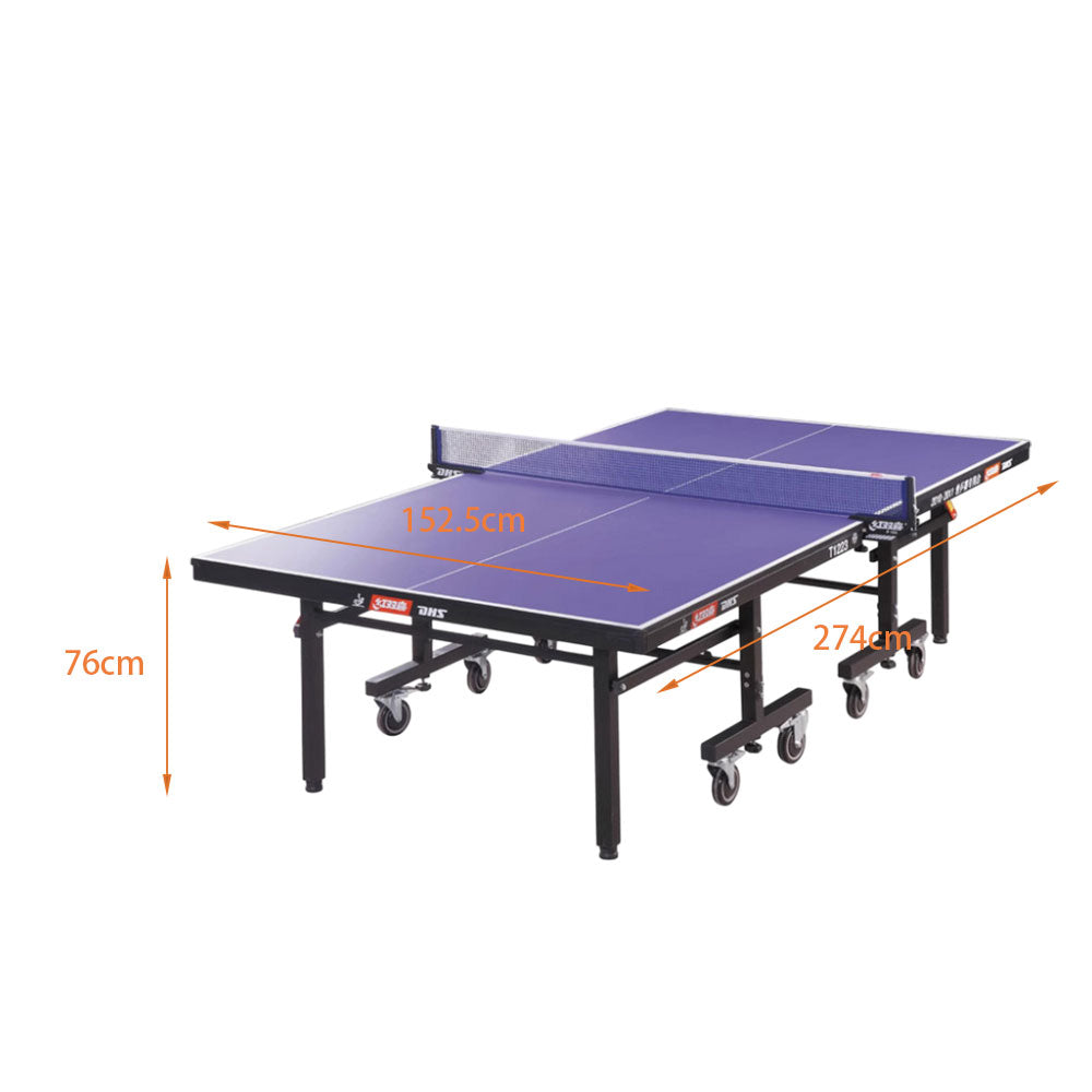 DHS T1223 Bats Pingpong 22mm Table Blue&Black Balls Table Indoor - Premium Tennis Net
