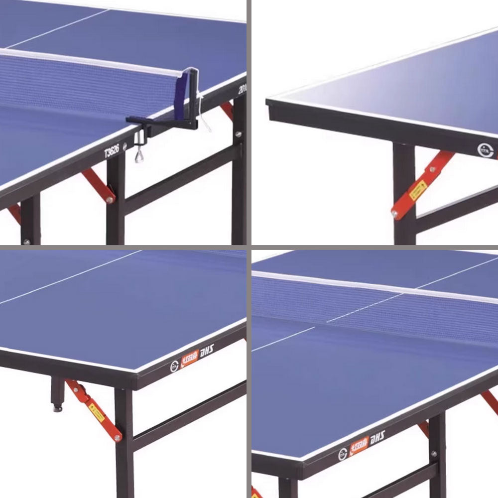 DHS T3626 Premium Balls - Table Table 15mm Indoor Tennis Pingpong Blue Bats Net