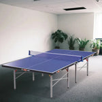 DHS T3726 Bats Tennis Pingpong Indoor Table 15mm Balls Table - Blue Premium Net