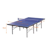 DHS T3726 Bats Tennis Pingpong Indoor Table 15mm Balls Table - Blue Premium Net