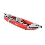TREKKA 2-Person Inflatable Kayak Comfortable Adjustable Seats Inflatable Floor Smooth Control with Removable Fin
