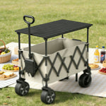 TREKKA ETC001 Portable Camping Tabletop - Lightweight Multi-Purpose Outdoor Dining & Work Table, Stable Moisture-Resistant Surface