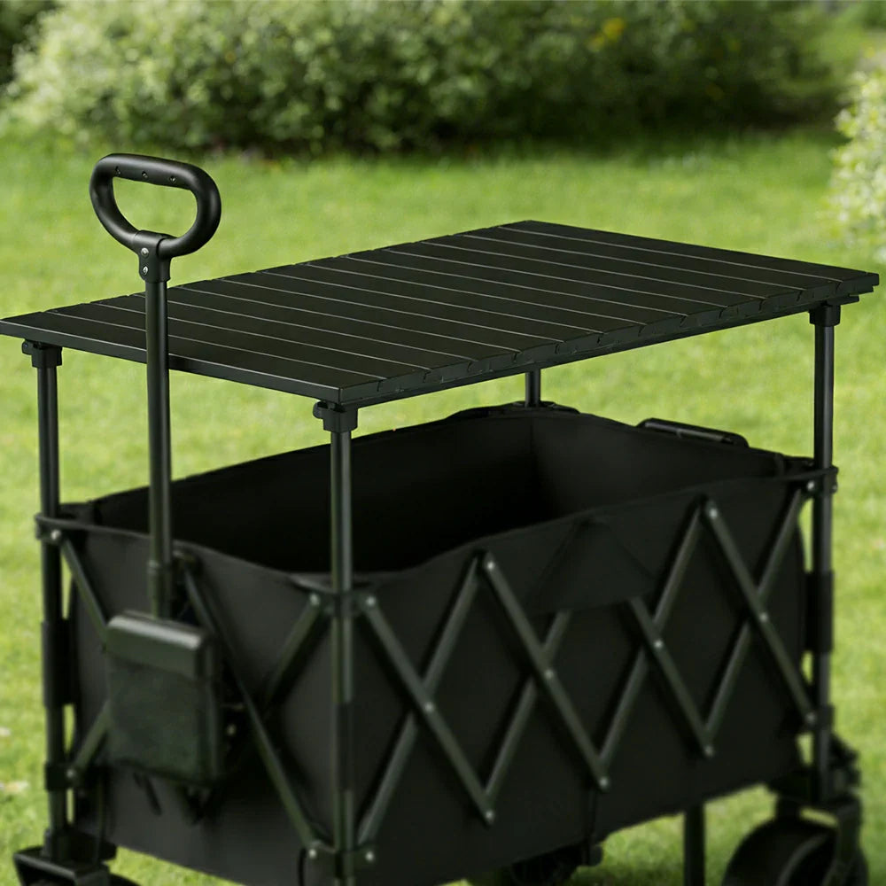 TREKKA ETC002 Portable Camping Tabletop - Lightweight Multi-Purpose Outdoor Dining & Work Table, Stable Moisture-Resistant Surface