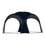 TREKKA Dome Canopy Sun Shelter with Arched Roof - Large Shading Coverage, Silver-Coated UV Protection - Black