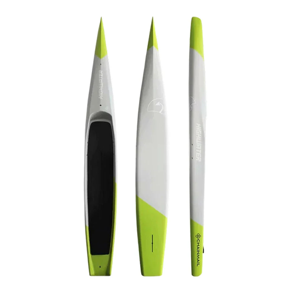 TREKKA Carbon-Fiber Racing Paddle Board Competition-Grade Speed SUP with Diamond-Grip Deck Raised Tail Design and Dual-Drain System