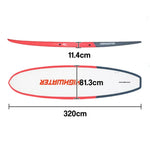 TREKKA SUP Board Portable Design Anti-Slip Pad Secure Gear Storage Removable Fin for Better Tracking