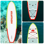 TREKKA Stand Up Paddle Board Durable Construction Anti-Slip Deck Hands-Free Paddle Holder Removable Fin