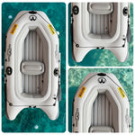 TREKKA 4-Person Kayak Durable PVC Multi-Chamber Design Removable Seat Cushion 279cm Ideal for Fishing & Recreation
