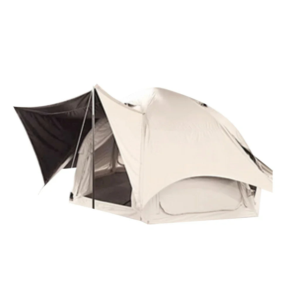 TREKKA Dome Camping Tent - Durable Weather-Resistant Fabric, Panoramic Ventilation Windows, Includes Rolling Carry Bag - Off White