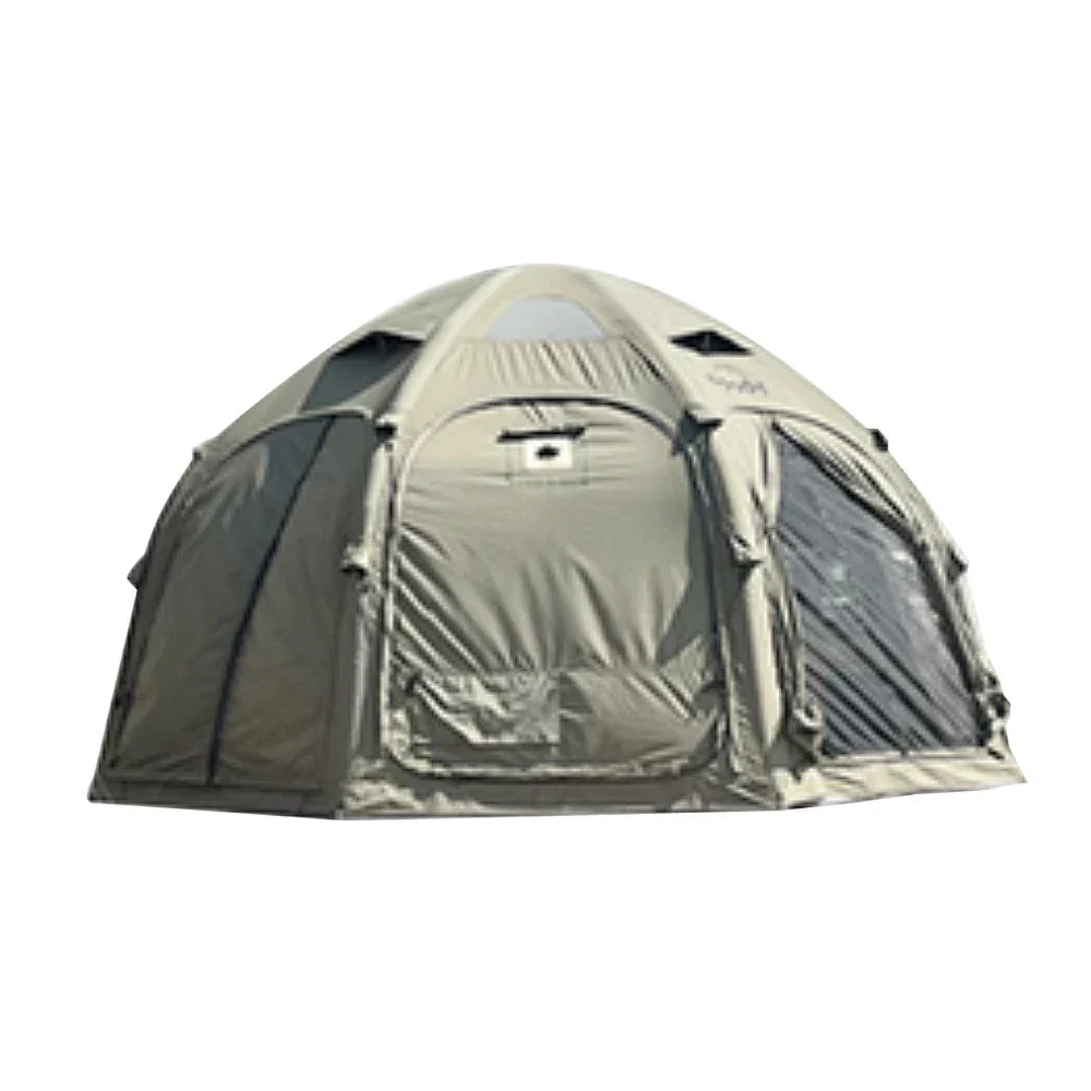 TREKKA Dome Camping Tent - Durable Weather-Resistant Fabric, Panoramic Ventilation Windows, Includes Rolling Carry Bag - Army Green