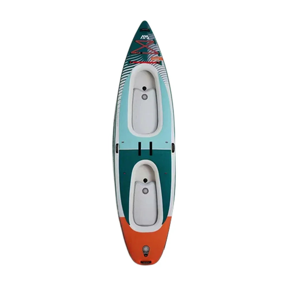 TREKKA 340/402cm Kayak Multi-Chamber Design Durable PVC Removable Seat Cushion Ideal for Fishing & Recreation