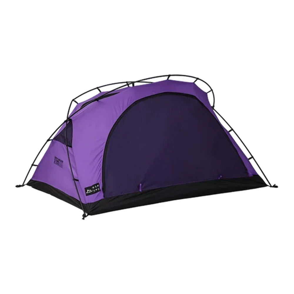 TREKKA Lightweight Backpacking Tent - Teflon Flame-Retardant Ripstop Fabric, Waterproof Design, Aluminum Pole Structure - Purple
