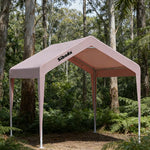 TREKKA Outdoor Pop-Up Gazebo - 3x3m Canopy Only Reinforced Steel Frame Waterproof & UV-Resistant Fabric Wind-Stable Structure Quick Assembly - Sakura Pink
