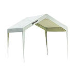 TREKKA Outdoor Pop-Up Gazebo - 3x3m Canopy Only Reinforced Steel Frame Waterproof & UV-Resistant Fabric Wind-Stable Structure Quick Assembly - Ivory White