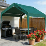 TREKKA Outdoor Pop-Up Gazebo - 3x3m Canopy Only Reinforced Steel Frame Waterproof & UV-Resistant Fabric Wind-Stable Structure Quick Assembly - Green