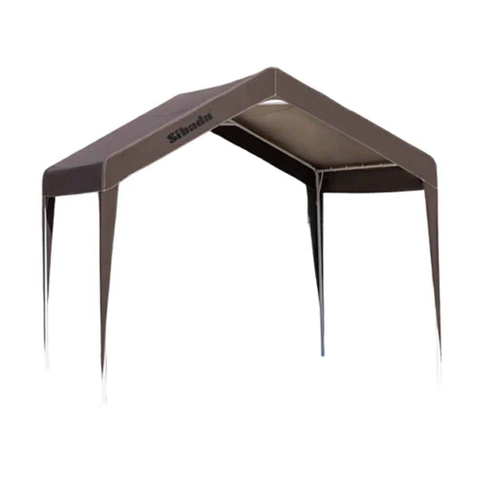 TREKKA Outdoor Pop-Up Gazebo - 3x3m Canopy Only Reinforced Steel Frame Waterproof & UV-Resistant Fabric Wind-Stable Structure Quick Assembly - Coffee