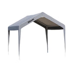 TREKKA Outdoor Pop-Up Gazebo - 3x3m Canopy Only Reinforced Steel Frame Waterproof & UV-Resistant Fabric Wind-Stable Structure Quick Assembly - Grey