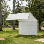 TREKKA Outdoor Pop-Up Gazebo 2/3m Canopy Reinforced Steel Frame Waterproof & UV-Resistant Fabric Wind-Stable Structure Quick Assembly - White