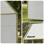 TREKKA Outdoor Pop-Up Gazebo 2/3m Canopy Reinforced Steel Frame Waterproof & UV-Resistant Fabric Wind-Stable Structure Quick Assembly - White