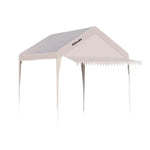 TREKKA Outdoor Pop-Up Gazebo - 3x3m Canopy Only with Triangle Edge Awning Reinforced Steel Frame Waterproof & UV50+ Fabric Wind-Stable Structure Quick Assembly - Beige