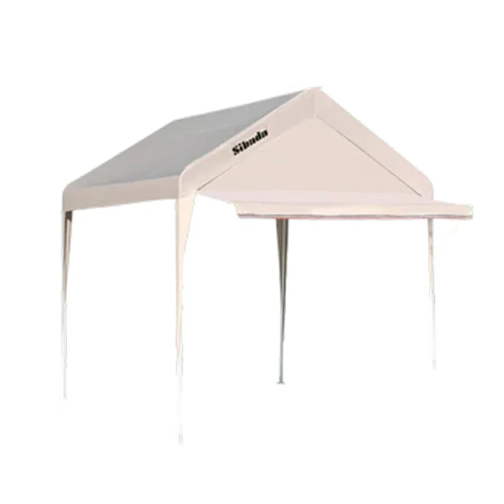 TREKKA Outdoor Pop-Up Gazebo - 3x3m Canopy Only with Straight Edge Awning Reinforced Steel Frame Waterproof & UV-Resistant Fabric Wind-Stable Structure Quick Assembly - Beige
