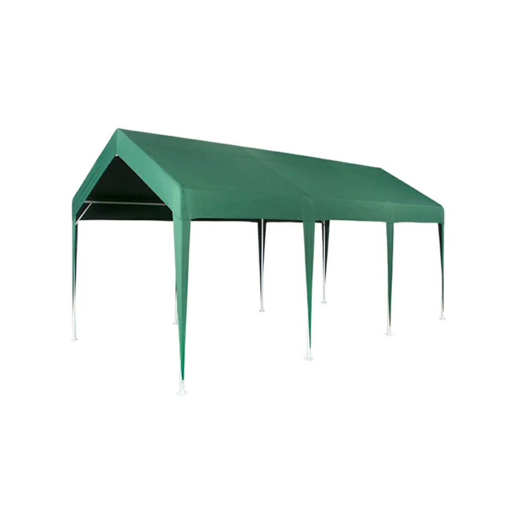 TREKKA Heavy-Duty Outdoor Canopy Tent - 3x6m Large Canopy Reinforced Steel Frame Waterproof & UV-Resistant Fabric Wind-Stable Structure - Army Green