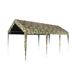 TREKKA Heavy-Duty Outdoor Canopy Tent - 3x6m Large Canopy Reinforced Steel Frame Waterproof & UV-Resistant Fabric Wind-Stable Structure - Camouflage