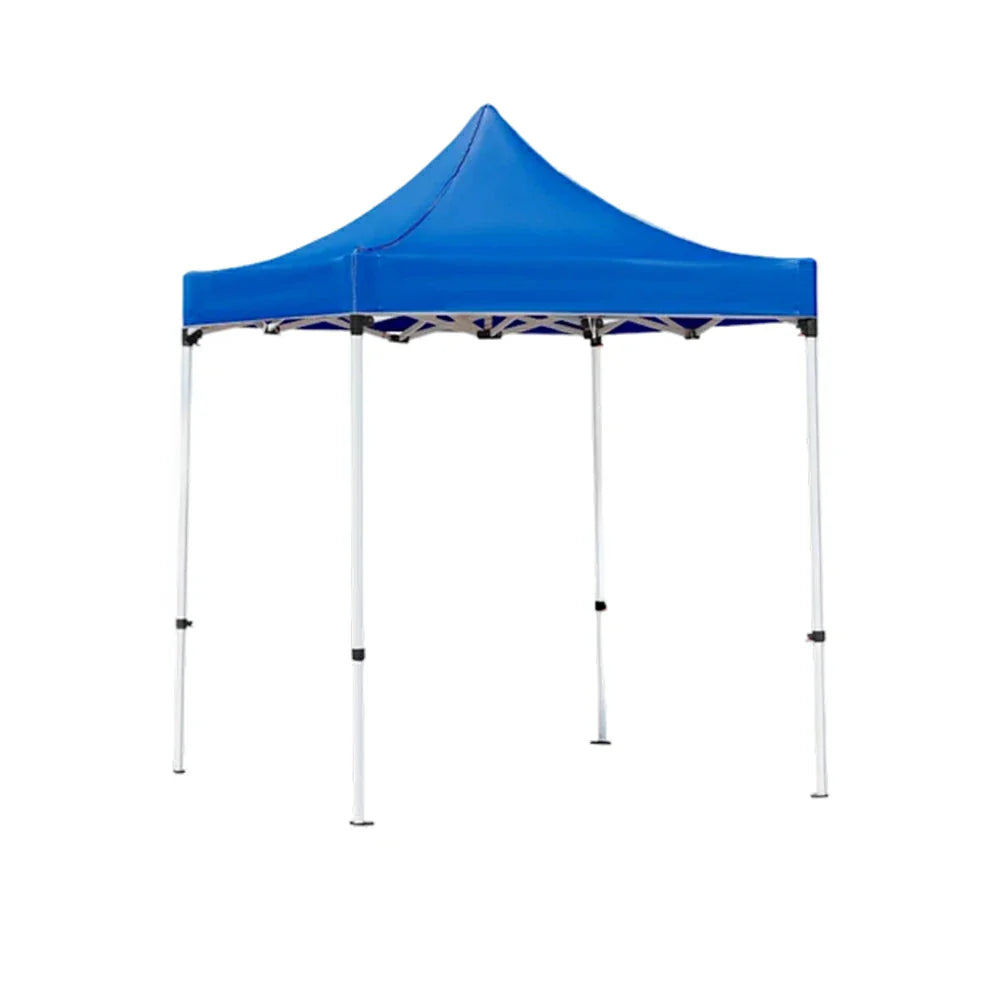 TREKKA Outdoor Pop-Up Canopy - 2/3m Square Canopy Reinforced Steel Frame Waterproof & UV-Resistant Fabric Wind-Stable Structure - Blue