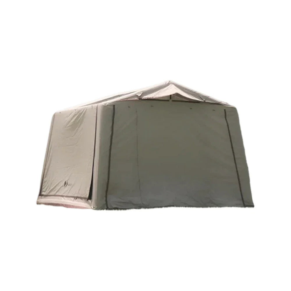 TREKKA Multi-Awning Ridge Camping Tent 7.8 Blackout Edition -UV-Resistant, Waterproof, Roomy Interior with Fast Setup -Black