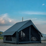 TREKKA Single Camping Tent with No-Extension Design -Waterproof, Windproof, Spacious Interior and Fast Setup for Outdoor Adventures -Grey