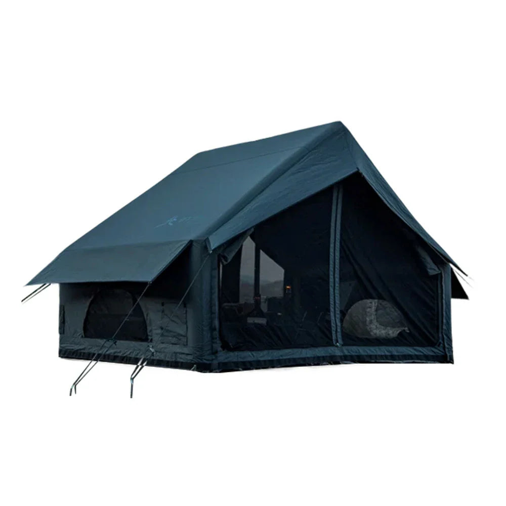 TREKKA Single Camping Tent with No-Extension Design -Waterproof, Windproof, Spacious Interior and Fast Setup for Outdoor Adventures -Grey
