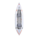TREKKA 2-Person Inflatable Kayak Ultra-Lightweight Durable Design Tapered Bow Splash Guard Ideal for Boating & Fishing
