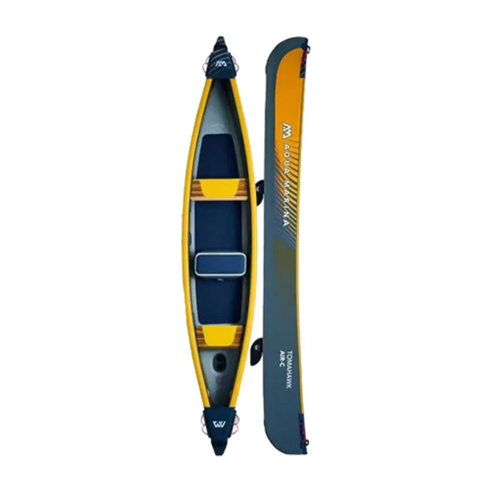 TREKKA 1/2/3-Person Inflatable Kayak Lightweight Durable Design Inflatable Keel Splash-Proof Shields Ideal for Boating & Fishing