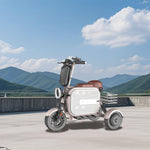 YIDI DDU10S 10Ah/15Ah Battery Carbon Electric Steel 48V Lithium 500W White/Black Black 11-inch Foldable Scooter Pink Drum High Brake