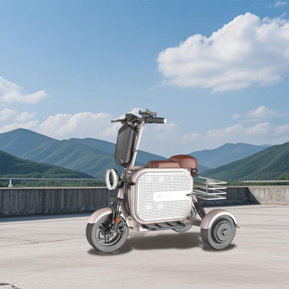 YIDI DDU10S 10Ah/15Ah Battery Carbon Electric Steel 48V Lithium 500W White/Black Black 11-inch Foldable Scooter Pink Drum High Brake