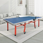 DOUBLE FISH Tennis/Ping Ball Pong - Table Indoor Bats Table Foldable Red&Blue Net 25mm ITTF 303 Approve