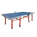 DOUBLE FISH Tennis/Ping Ball Pong - Table Indoor Bats Table Foldable Red&Blue Net 25mm ITTF 303 Approve