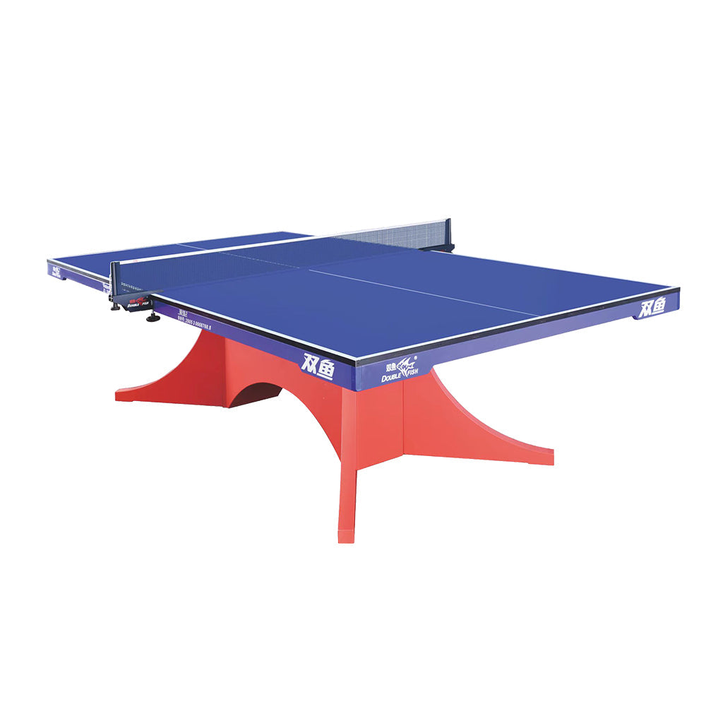 DOUBLE FISH ITTF 2-B - Tennis/Ping Table Volant Ball Bats Table Red&Blue Pro 25mm Indoor Pong Net Approve