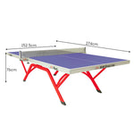 DOUBLE FISH Net Ball 25mm Tennis/Ping - VOLANTX1 Bats Pong Red&Blue Table ITTF Indoor Table Approve