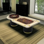 VERSA 275cm - Game Table Roulette Home Events W/ Wheel Roulette Private Rooms Length Wood