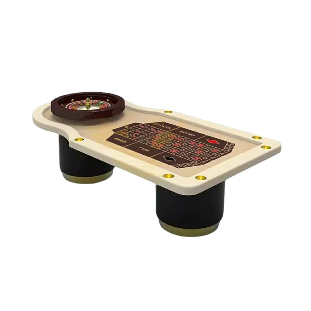 VERSA 275cm - Game Table Roulette Home Events W/ Wheel Roulette Private Rooms Length Wood