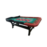 VERSA 240cm Table Game Wheel Length W/ Home - Private a Events 20-inch Roulette Roulette Rooms Red&Black