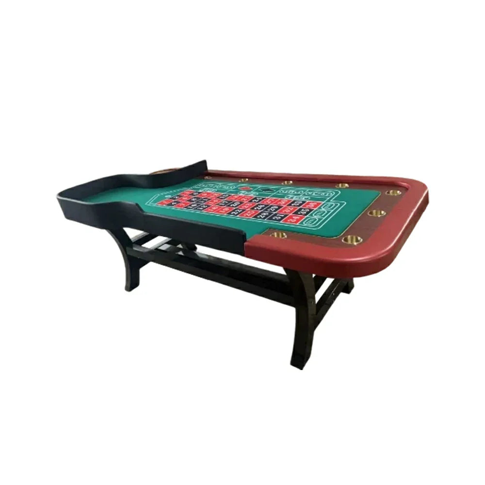 VERSA 240cm Table Game Wheel Length W/ Home - Private a Events 20-inch Roulette Roulette Rooms Red&Black