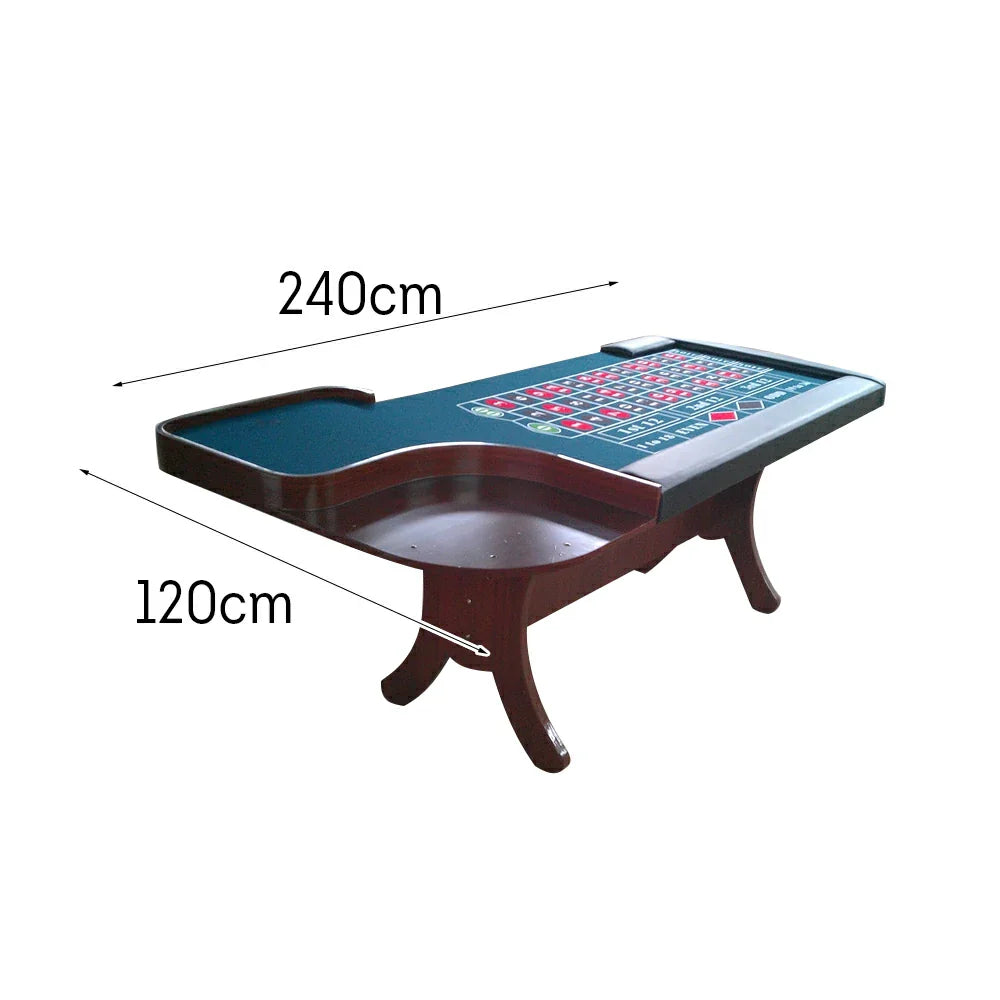 VERSA 240cm Roulette Private Rooms Events Game Home Length Table - Blue