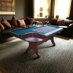 VERSA 240cm Roulette Private Rooms Events Game Home Length Table - Blue