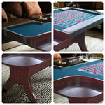 VERSA 240cm Roulette Private Rooms Events Game Home Length Table - Blue