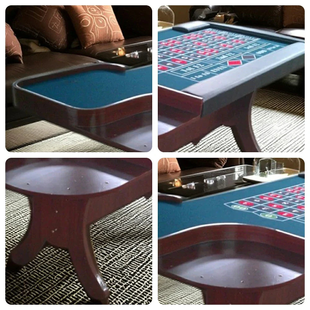 VERSA 240cm Roulette Private Rooms Events Game Home Length Table - Blue